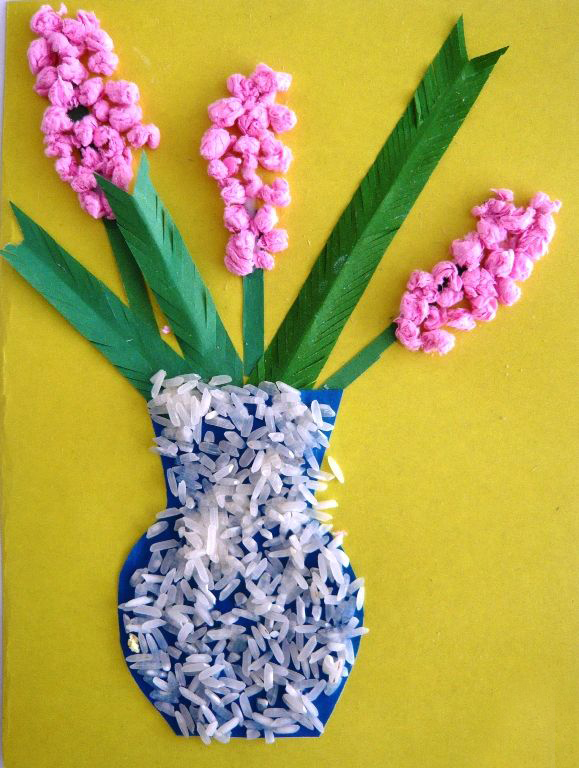 Подарок маме 6 класс. Поделка весенние цветы. Аппликация весенний букет. Весенний букет поделка.
